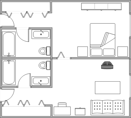 Double Room Layout