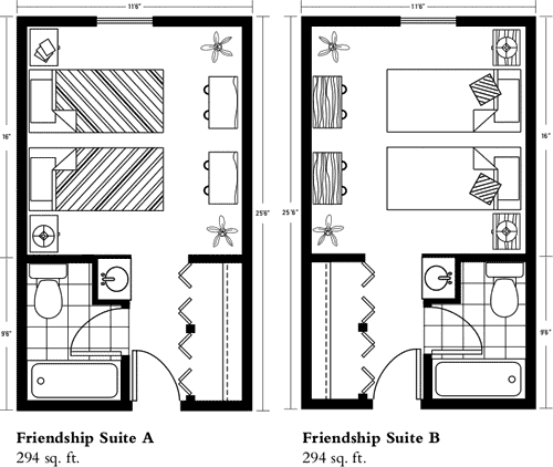 Friendship Room Layout