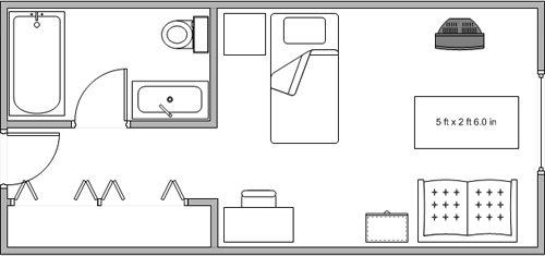 Private Room Layout